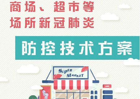 商场超市,这份新冠肺炎防控方案请收藏!