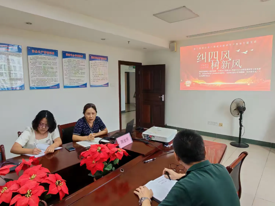 陈金燕书记授课照 陈金燕书记授课照