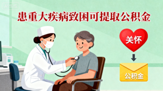 海南:患重大疾病致困可提取公积金!下月起实施