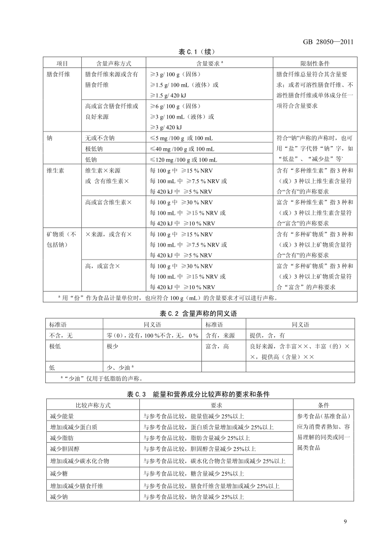食品安全国家标准·预包装食品标签通则原文第9页.png